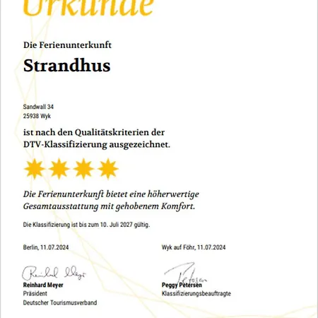 Haus Strandhus Tatil Evi *